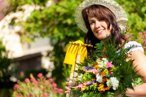 Professional team performing garden clearance in Lewisham